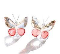 Arikyrist 7cm Set of 2 Crystal Butterfly Figurine Ornament Gifts for Women