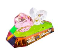 Arikyrist Multicolor Crystal Rose Figurines Happy 45th Wedding Anniversary Crystal Rose Gifts for Couples Her Wife 45 Years Anniversary Wedding Flower Collectible Home Ornaments