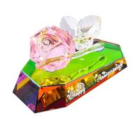 Arikyrist Multicolor Crystal Rose Figurines Happy 55th Wedding Anniversary Romantic Gifts for Couples Her Wife 55 Years Anniversary Rose Keepsake Collectible Presents for Parents Home Decor Ornaments