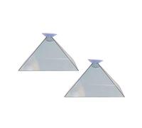Arinda 3D Hologram Pyramid Display Projector Video Stand Portable for Smart Mobile Phone