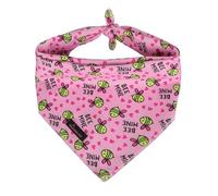 ARING PET Bee Dog Bandanas, Spring Yellow Pink Bees Pet Bandana Scarf Triangle Bibs for Puppy Small Medium Large Boy Girl Dogs Cats-L