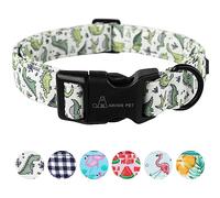 ARING PET Dinosaur Dog Collar-Cute Dog Collar for Small Dogs, Adjustable Comfortable Cotton Boy Dog Collars for Small Medium Large Dogs, Small