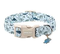 ARING PET Dog Collar, Cute Dinosaur Dog Collar, Soft&Comfortable Pet Collars with Quick Release Plastic Buckle for Boys&Girls Dogs, Medium