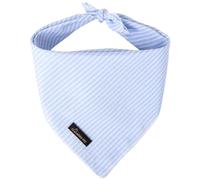 ARING PET Stripe Dog Bands, Cute Summer Blue, Comfortable Dog Tie, Triangle Collar for Small, Medium and Large Dogs (for Girls and Boys)-S