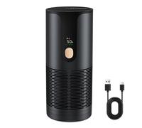Arint Mini Car Air Purifier-4 Layer Filtration & LCD Display,15dB Quiet,Cordless True HEPA Portable Small Air Purifier,Filters 99.97% of Smoke/Dust/Pet Odors,for Cars/Office/Travel