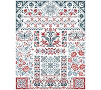 Arione Cross Stitch Kits for Adults Beginners Pre Printed Stamped Cross Stitch Kit Embroidery Tapestry Kit (Victoria) 55 x 67cm