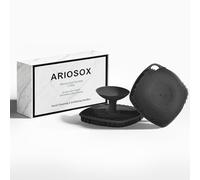 ARIOSOX 2 Pack Face Scrubbers, Silicone Face Scrubber Soft Bristles, Gentle Lather, Exfoliating & Deep Cleaning For Sensitive Skin, Giant Suction Cup Stick Securely, Easy To Store (Black)