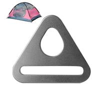 ARIOU Canopy Triangle, Triangle Rings Buckle, Stainless Steel Triangle Ring Buckle, Triangle D Rings Adjuster, Triangle Bar Swivel Clip for Webbing Bags Strap