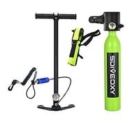 ARIOU Mini Diving Cylinder, Mini Scuba Tank, 0.5L Scuba Diving Gear Set, Snorkeling Dive Bottle Oxygen Cylinder, Little Oxygen Bottles Hand Pump for Scuba Diving Underwater Breathe Training