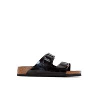Ariozona Double-Strap Mules black patent