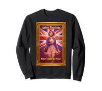 Arise Patriots Amelia Vintage Union Jack British UK England Sweatshirt