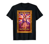Arise Patriots Amelia Vintage Union Jack British UK England T-Shirt