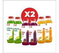 Arise Red| Perform Green| Revive Orange Natural Organic Juice| Pack Of 12