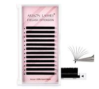 Arison Lashes Easy Fan Lashes Volume Extension Supplies 0.03丨0.05丨0.07丨0.10 Thicknesses B丨J丨C丨CC丨D丨DD丨M丨L Curl Eyelash Extension 1 Second Blooming Flower Fake Lashes Self Fanning (0.07-M-8mm)