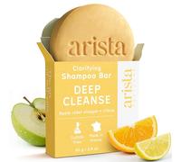 Arista Clarifying Shampoo Bar for Greasy Hair, Apple Cider Vinegar Shampoo Bar, Removes Buildup, Product & Hard Water Residue, Restores Shine, Vegan & Sulphate-Free (80 g)
