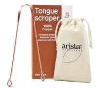 Arista Tongue Scraper 1 Pack, Tongue Cleaner for Adults, Copper Tongue Scraper, Bad Breath Treatment for Adults, Ayurveda Products, Oral Care Product