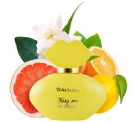 Aristea Kiss Me in Rome Girls Perfume - with Citrus, Jasmine, Rose, Vanilla and Caramel Notes - Sweet, Fresh and Long Lasting Scent - Handbag Perfume for Women and Teenage Girls, 25ml
