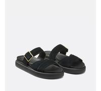 Aristella Leather Mules Black