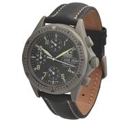 Aristo 3H243-L Automatic Watch Chronograph Stainless Steel Leather Sapphire SW500
