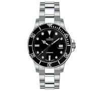 Aristo Aquaristo 4H98294 Men's Automatic Diver Watch, Silver-Black-Si