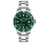Aristo Aquaristo 4H98294 Men's Automatic Diver Watch, silver-green