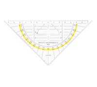 Aristo AR1553 Protractor Triangle with Grip Set of 10
