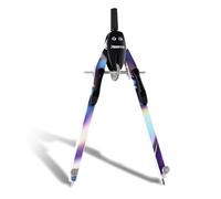 Aristo AR552814-24 BTS Quick Adjustment Compass with Non-Adjustable Compass Legs (Circles up to 340 mm Diameter, Die-Cast Zinc, 2 Refills and Replacement Needle) Bright Iris