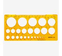 Aristo : Circle Template : 1-36mm : 25 circles