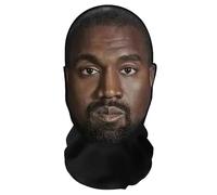 Aristo Solutions Lifelike 3D Printing Full Face Mask, Breathable, Lightweight and Comfortable, Great for Cosplay, Parties, Halloween, Carnival and Events, Kanye West