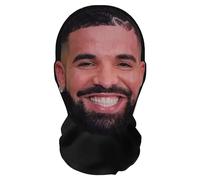 Aristo Solutions Lifelike 3D Printing Full Face Mask, Breathable, Lightweight and Comfortable, Great for Cosplay, Parties, Halloween, Carnival and Events, Drake