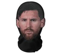 Aristo Solutions Lifelike 3D Printing Full Face Mask, Breathable, Lightweight and Comfortable, Ideal for Cosplay, Parties, Halloween, Carnival and Events, Lionel Messi
