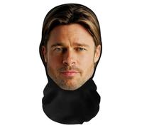 Aristo Solutions Realistic Brad Pitt 3D Print Full Face Mask - Breathable, Lightweight & Comfortable, Ideal for Cosplay, Parties, Halloween, Carnival & Events Funny