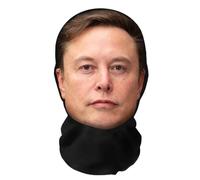 Aristo Solutions Realistic Elon Musk 3D Print Full Face Mask - Breathable, Lightweight & Comfortable, Ideal for Cosplay, Parties, Halloween, Carnival & Events