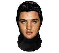 Aristo Solutions Realistic Elvis Presley 3D Print Full Face Mask - Breathable, Lightweight & Comfortable, Ideal for Cosplay, Parties, Halloween, Carnival & Events