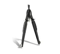 Aristo Topline Mat Series Quick Adjustment Compass (Circles up to 370 mm Diameter, Replacement Leads, Die-Cast Zinc Legs) Black Edition