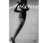 Aristoc 10 Denier Ultimate Ladder Resist Banded Bodyshaper Tights - Black Black L