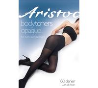 Aristoc 60 Denier Bodytoners Opaque Tum, Bum & Thigh Toner Tights - Black Black M/L