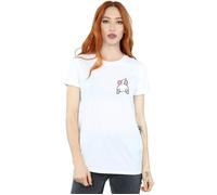 Aristocats Marie Backside Breast Print Cotton Boyfriend T-Shirt Disney White XXXL