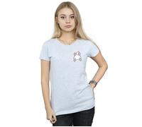 Aristocats Marie Backside Breast Print Cotton T-Shirt Disney Grey XL