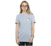 Aristocats Marie Sweet Backside Breast Print Cotton Boyfriend T-Shirt Disney Grey M