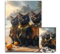 Aristocrat Cat Jigsaw Puzzles for Adults 1000 Piece Jigsaw Puzzles Perfect for Family Fun Party Games Birthday Party Favors 1000 PCS(38x26cm)