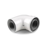 Ariston 90° Coaxial Elbow 60/100mm Dia - White