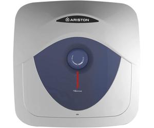 Ariston Blu Evo RS - Electric Water Heater Low Consumption Vertical, Electric Thermos 10 litres Powerful Reduced Size 27.5 x 36 x 36 cm - Made for Installation in Spain (Energy Class A)