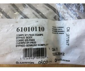 Ariston Chaffoteaux Britony System/System Plus Bypass Body 61010110