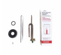 Ariston Electric Water Heater Accessories Repair Kit for Various Brands of Electric Thermos with Curved Electrical Resistance (1500W) + Magnesium Anode + Rubber Gasket +