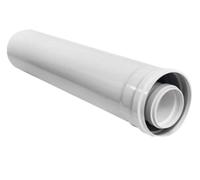 Ariston Flue Extension 1000mm x 60/100mm Dia - White