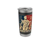 Aristotle Classical Greek Philosopher Logic Symbol Stainless Steel Insulated Tumbler