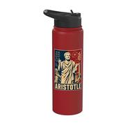 Aristotle Classical Greek Philosopher Logic Symbol Stainless Steel Insulated Water Bottle