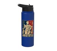 Aristotle Classical Greek Philosopher Logic Symbol Stainless Steel Insulated Water Bottle