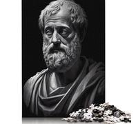 Aristotle Jigsaw Puzzles 1000 Pieces for Adults Wooden Puzzles Brain Exercise Challenge Game Entertainment Gifts Teenagers Family Activity (75x50cm)